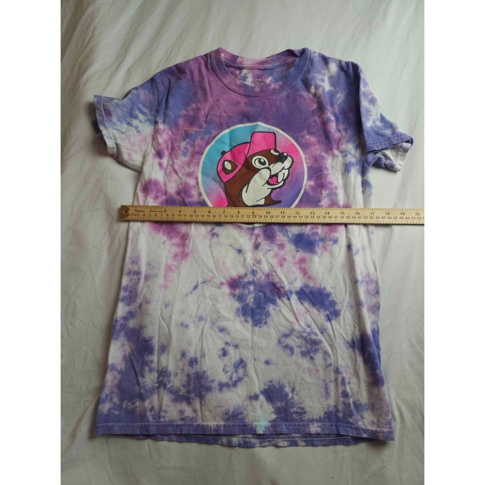 Buc-ee's‎ Purple Tie Dye "Take Me To Buc-ees" Graphic T-Shirt Mens Small Casual - Picture 2 of 4